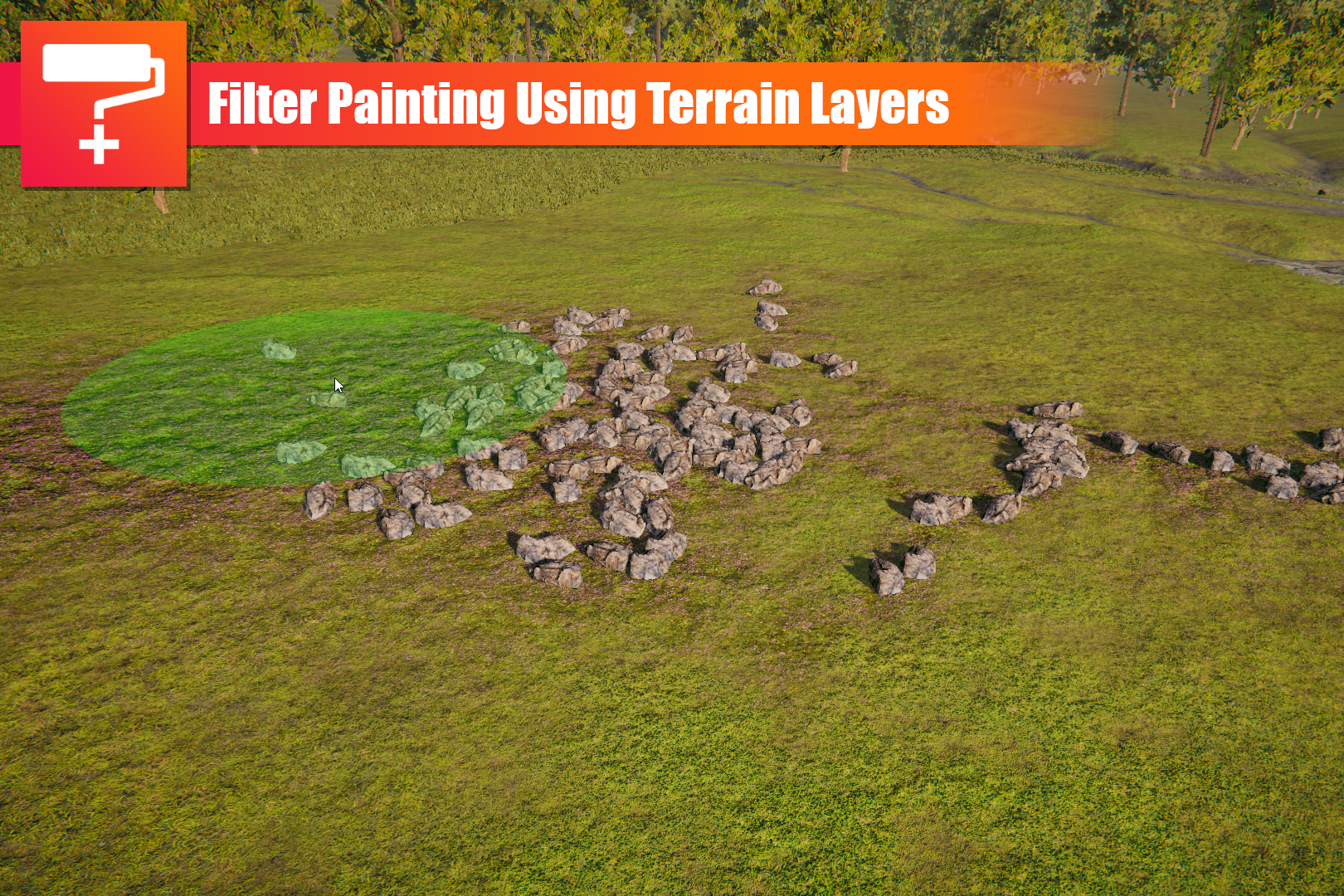 Filter Painting Using Terrain Layers